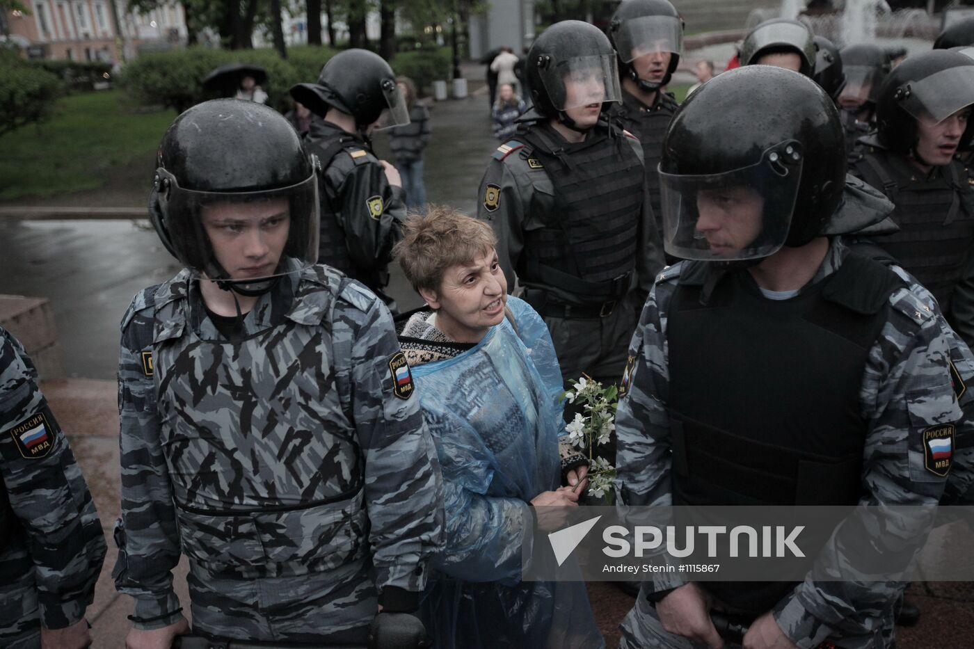 Opposition rally on Pushkinskaya Square