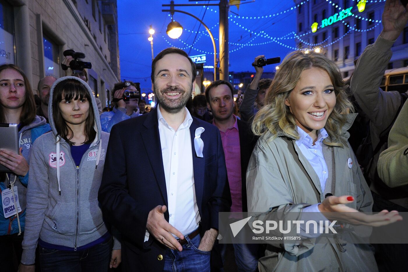 Opposition rally on Pushkinskaya Square