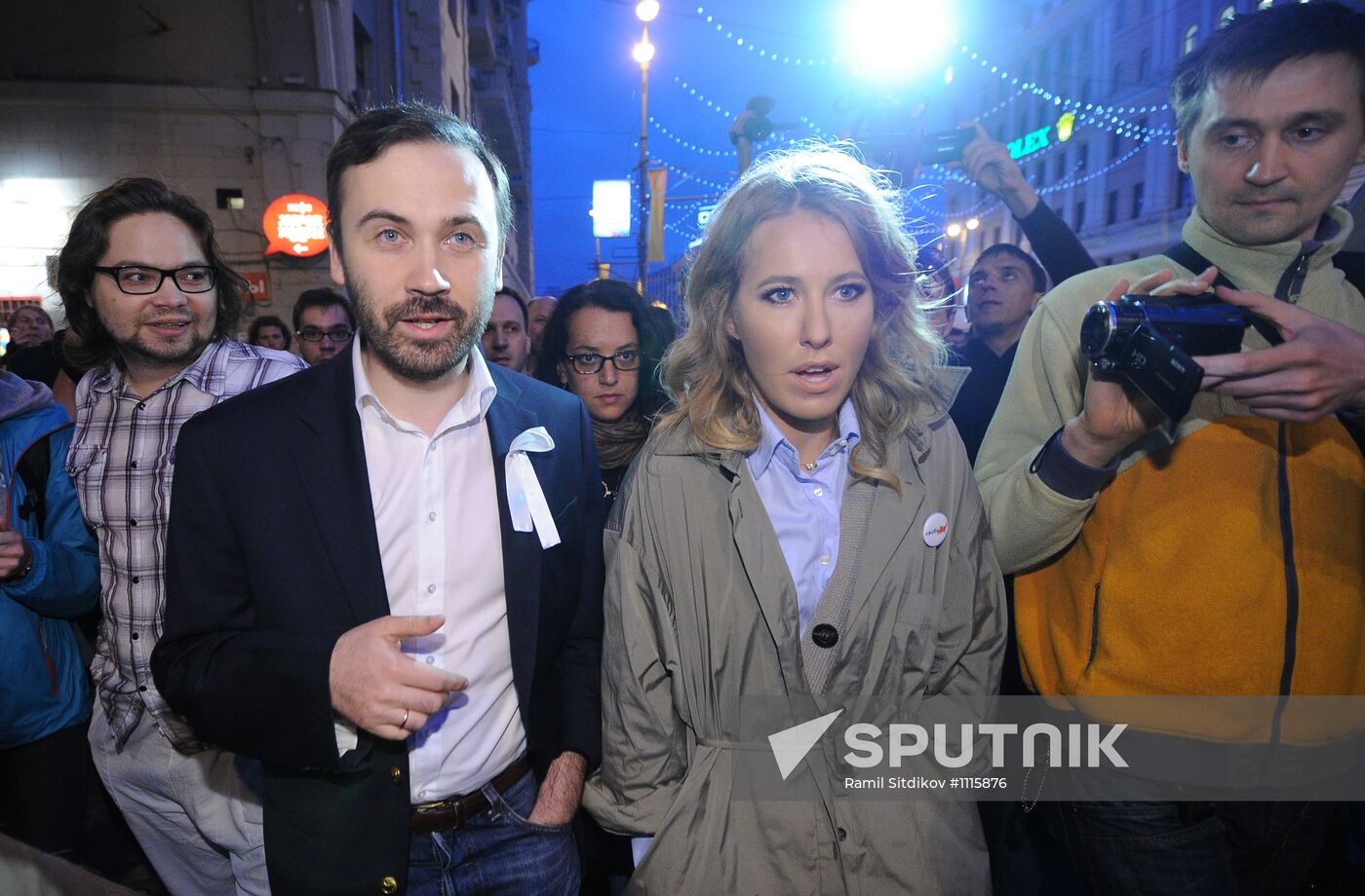 Opposition rally on Pushkinskaya Square