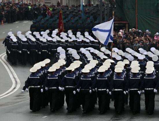 Victory Day parade in regions