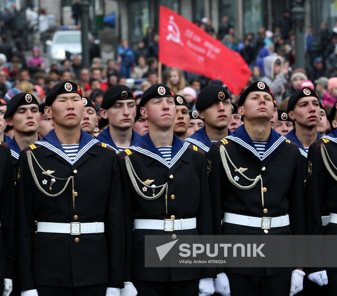 Victory Day parade in regions
