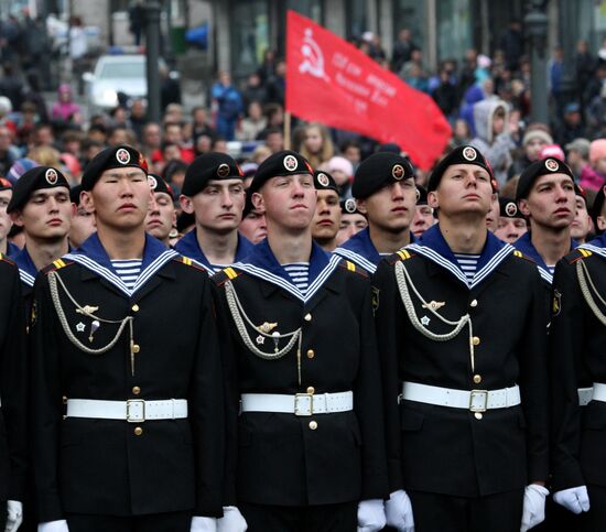 Victory Day parade in regions
