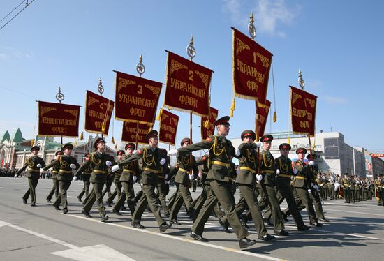 Victory Day parade in regions