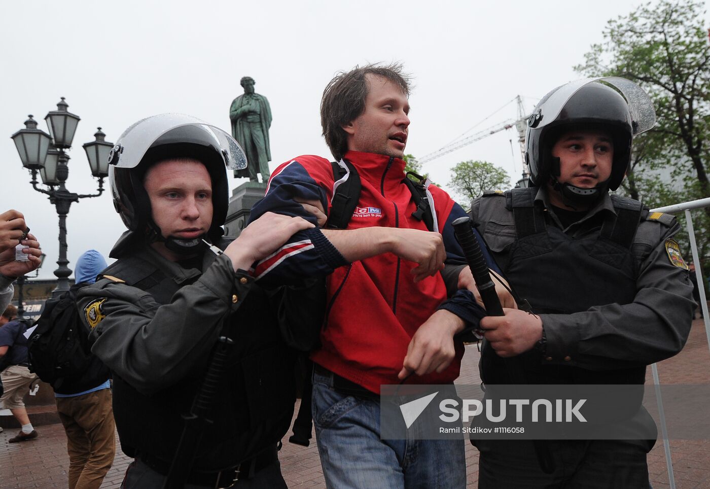 Opposition rally on Pushkinskaya Square