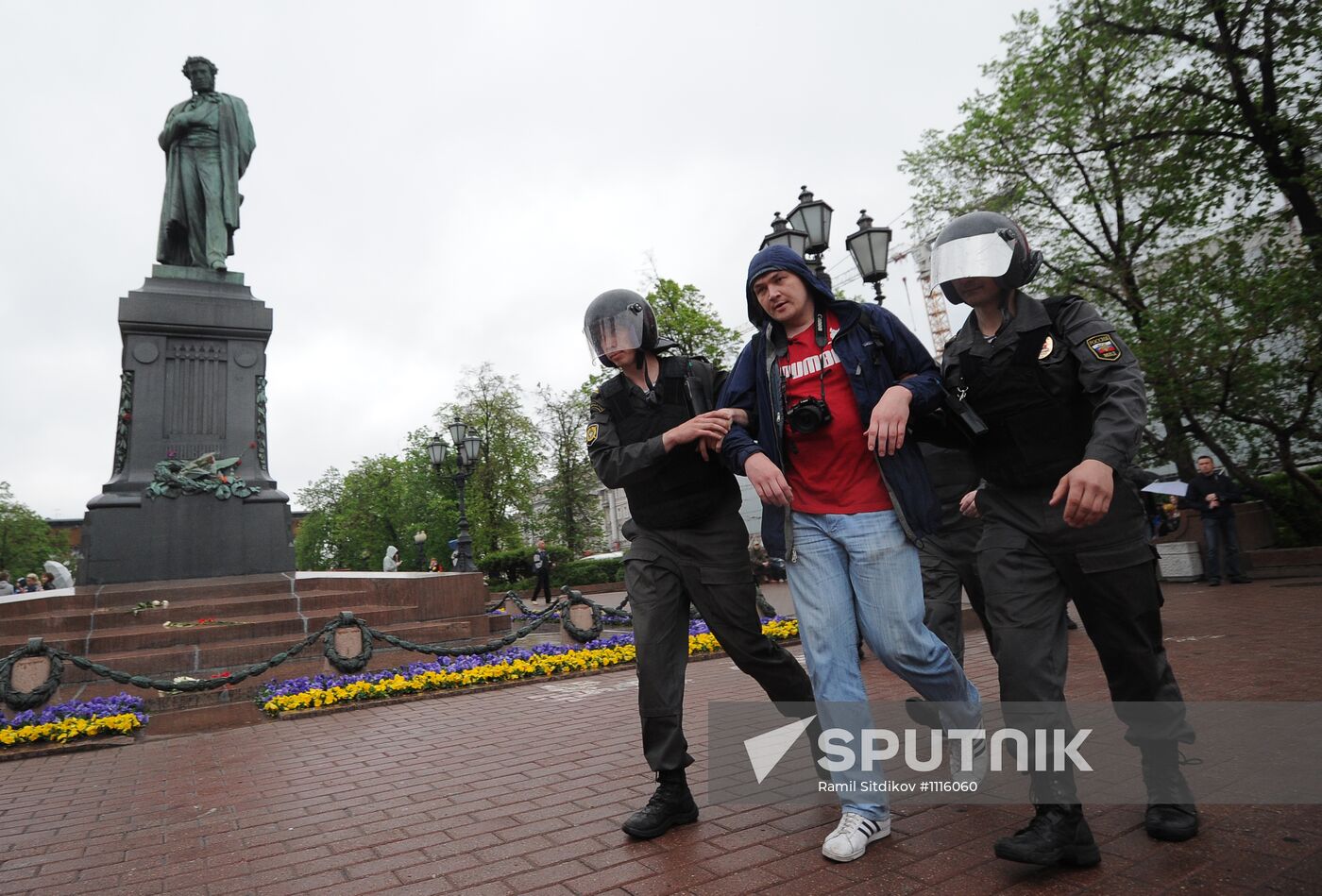 Opposition rally on Pushkinskaya Square