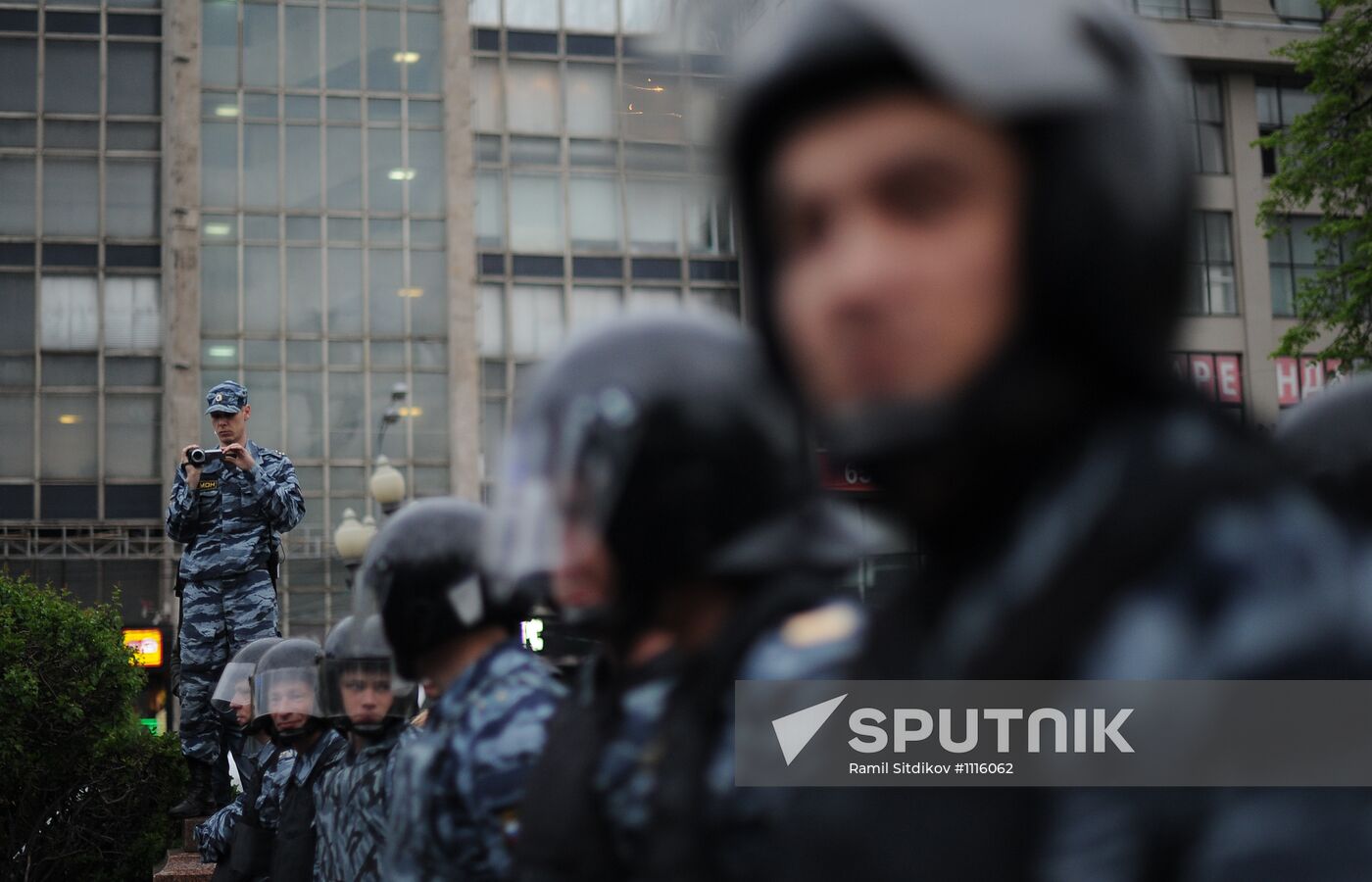 Opposition rally on Pushkinskaya Square