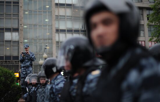 Opposition rally on Pushkinskaya Square