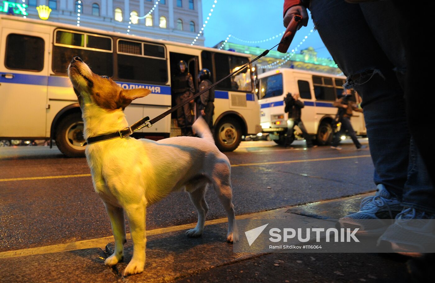 Opposition protest on Pushkinskaya Square