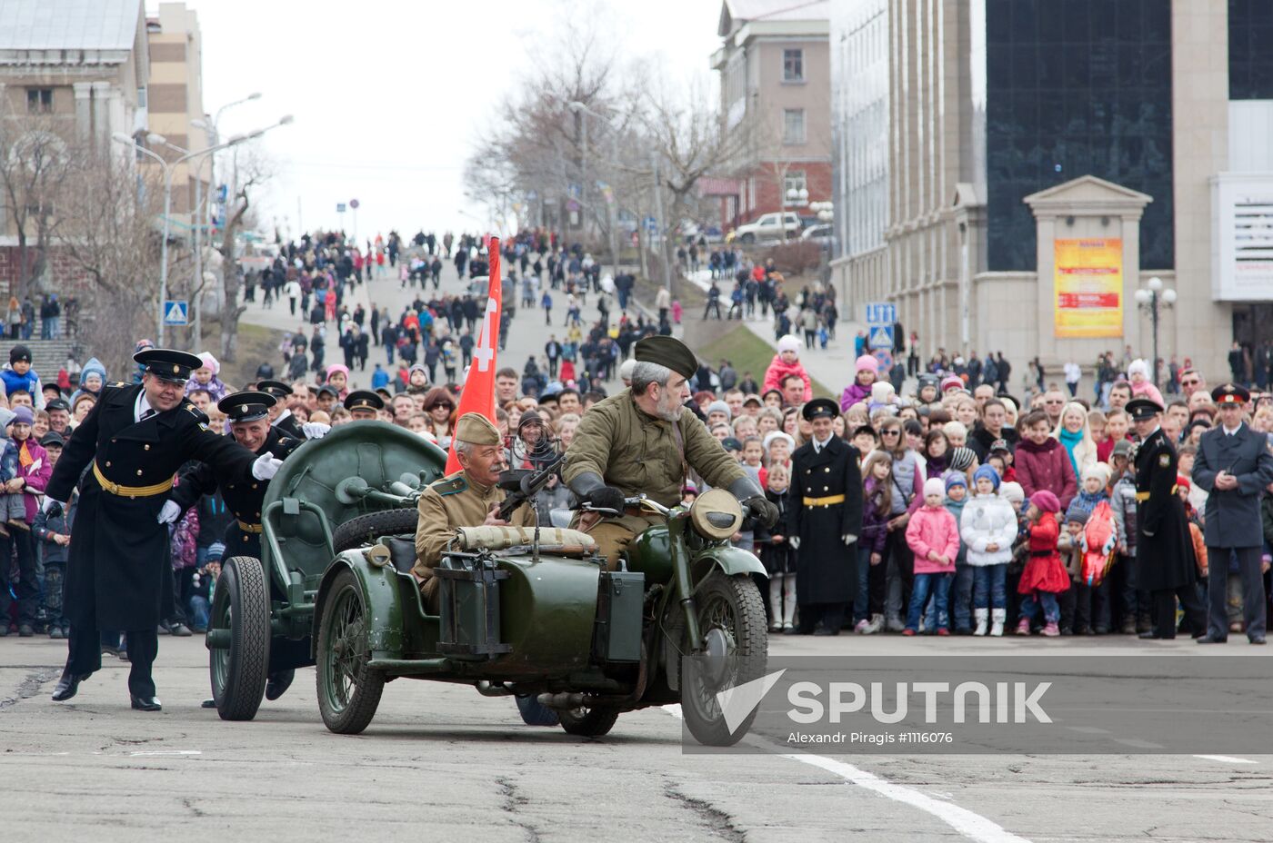 Victory Day parade in regions
