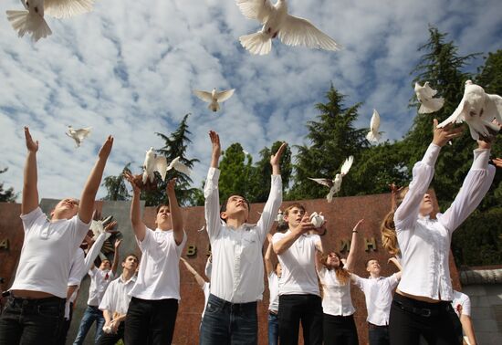 Victory Day parade in regions