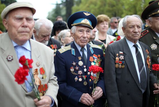 Victory Day parade in regions
