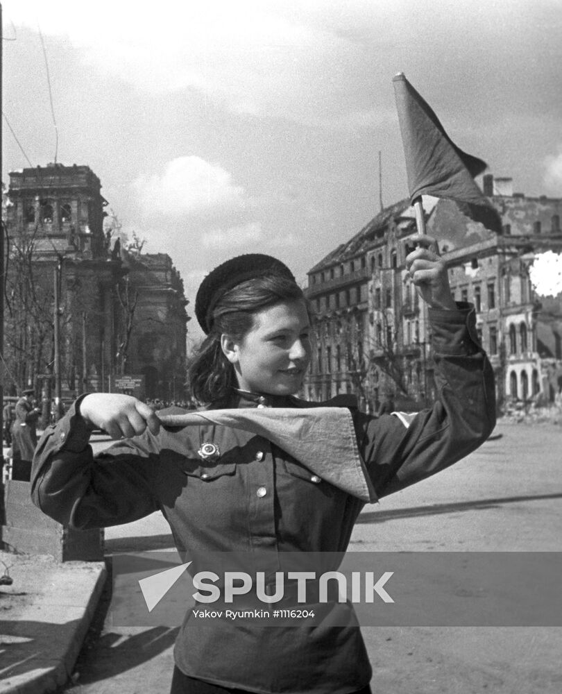 Red Army soldier Katya Spivak