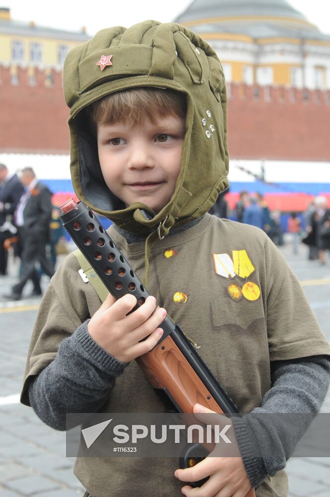 Boy on Red Square