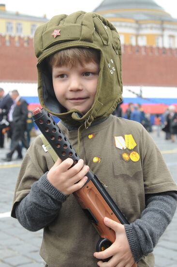Boy on Red Square