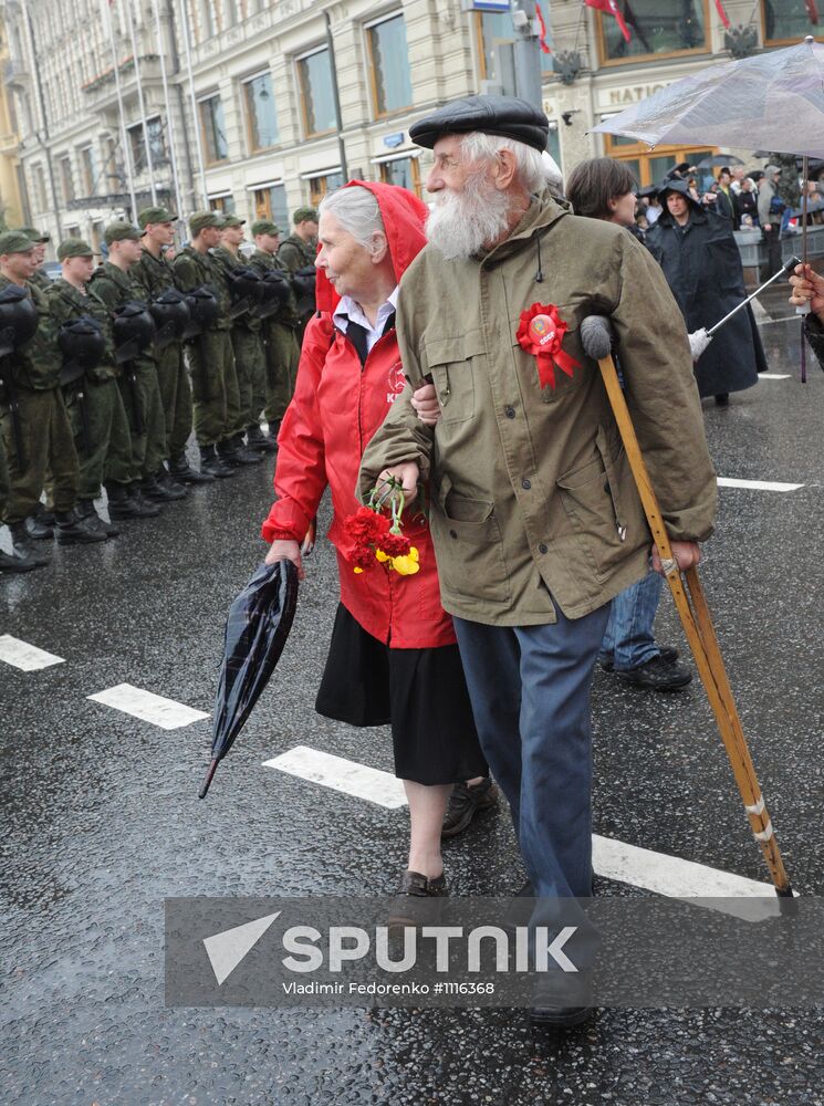 Communist Party's march and rally on Victory Day
