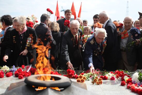 Victory Day parade in regions