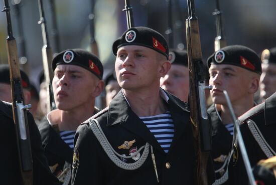 Victory Day parade in regions