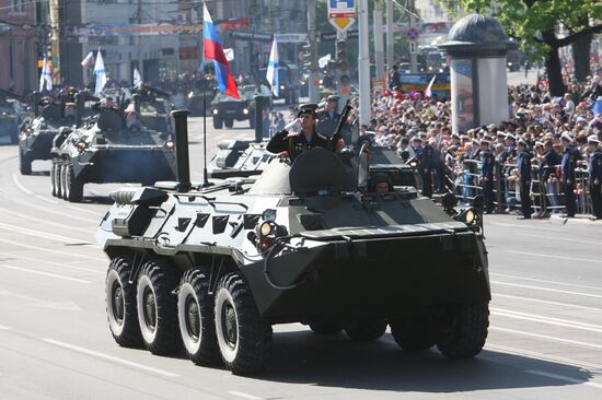 Victory Day parade in regions