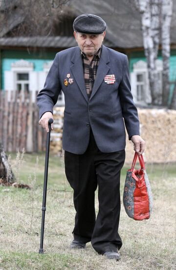 War veteran Ivan Avtushkin of Yekaterininskoye village