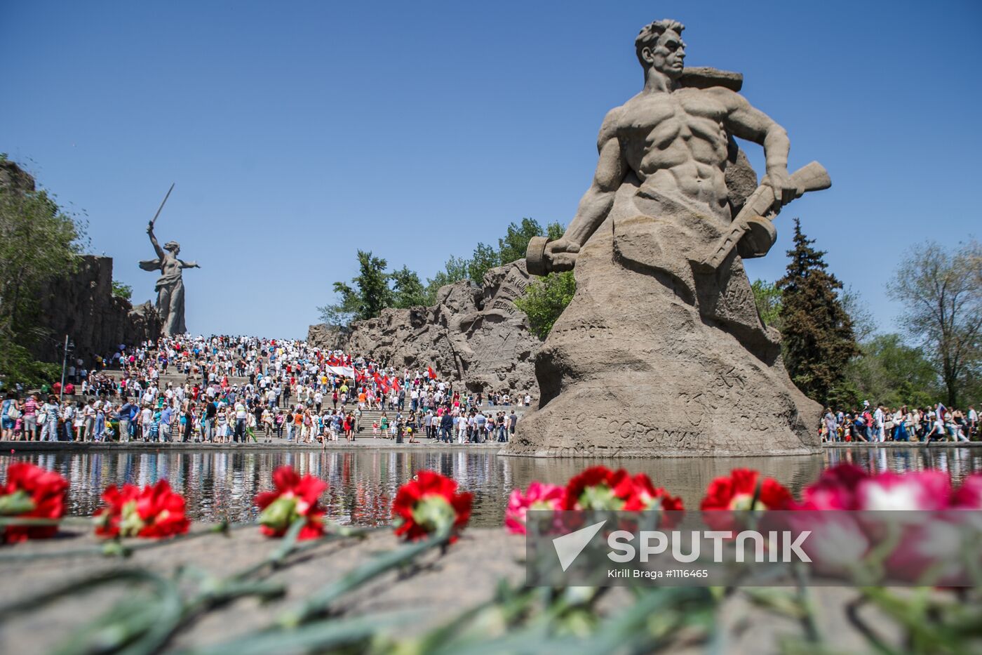 Victory Day celebrations in Volgograd