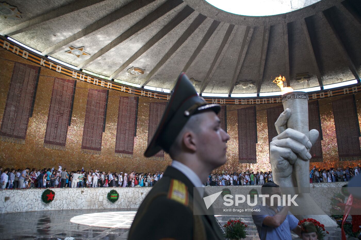 Victory Day celebrations in Volgograd