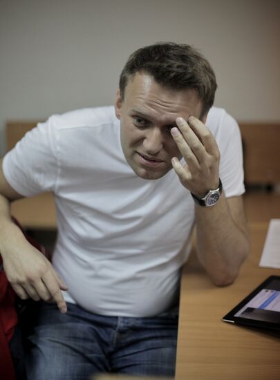 Aleksey Navalny under 15-day arrest