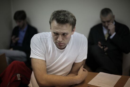 Aleksey Navalny under 15-day arrest