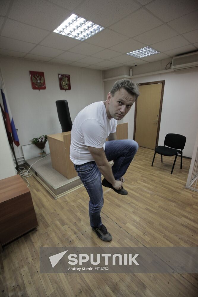 Aleksey Navalny under 15-day arrest