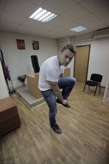 Aleksey Navalny under 15-day arrest