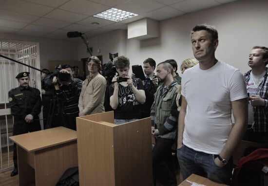 Aleksey Navalny under 15-day arrest