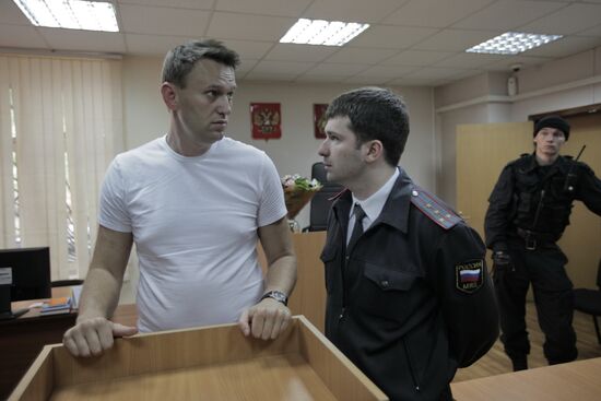 Aleksey Navalny under 15-day arrest