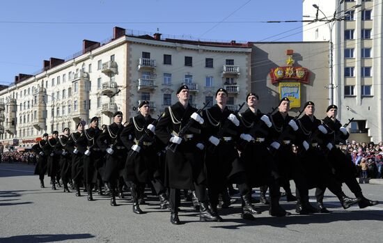 Victory Day celebrations in Murmansk