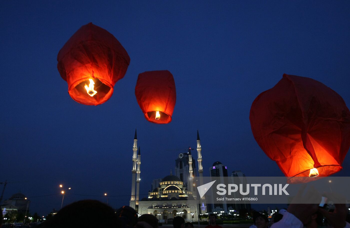 Victory Day celebrations in Grozny