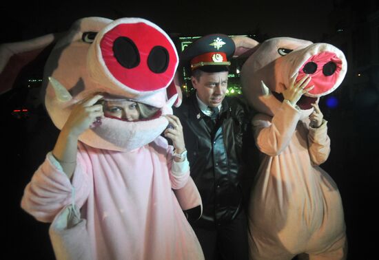 "People's Festivities" on Chistye Prudy