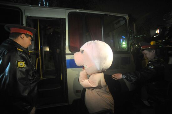 "People's Festivities" on Chistye Prudy