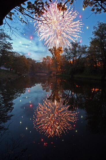 Victory Day fireworks in Kaliningrad