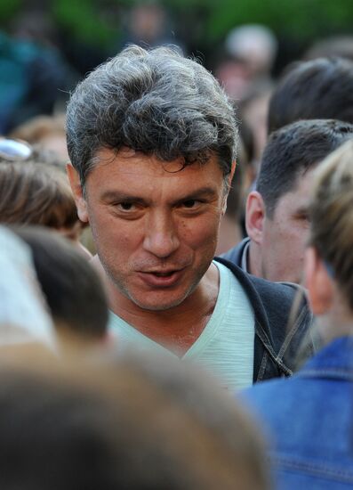 "People's Festivities" on Chistye Prudy