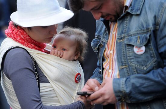Opposition rally on Chistoprudny Boulevard