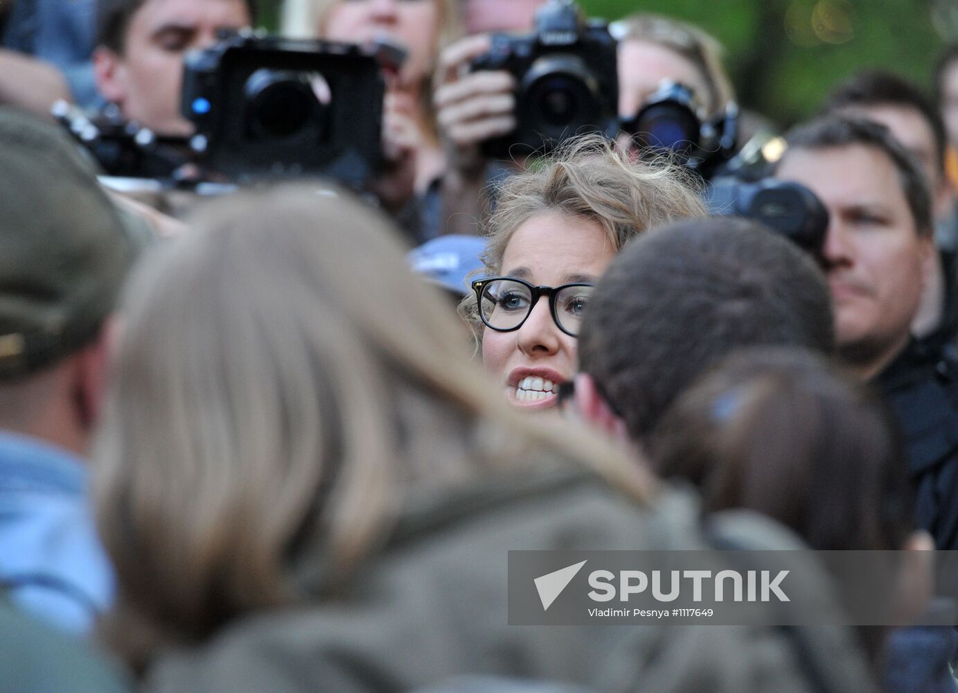 Opposition rally on Chistoprudny Boulevard