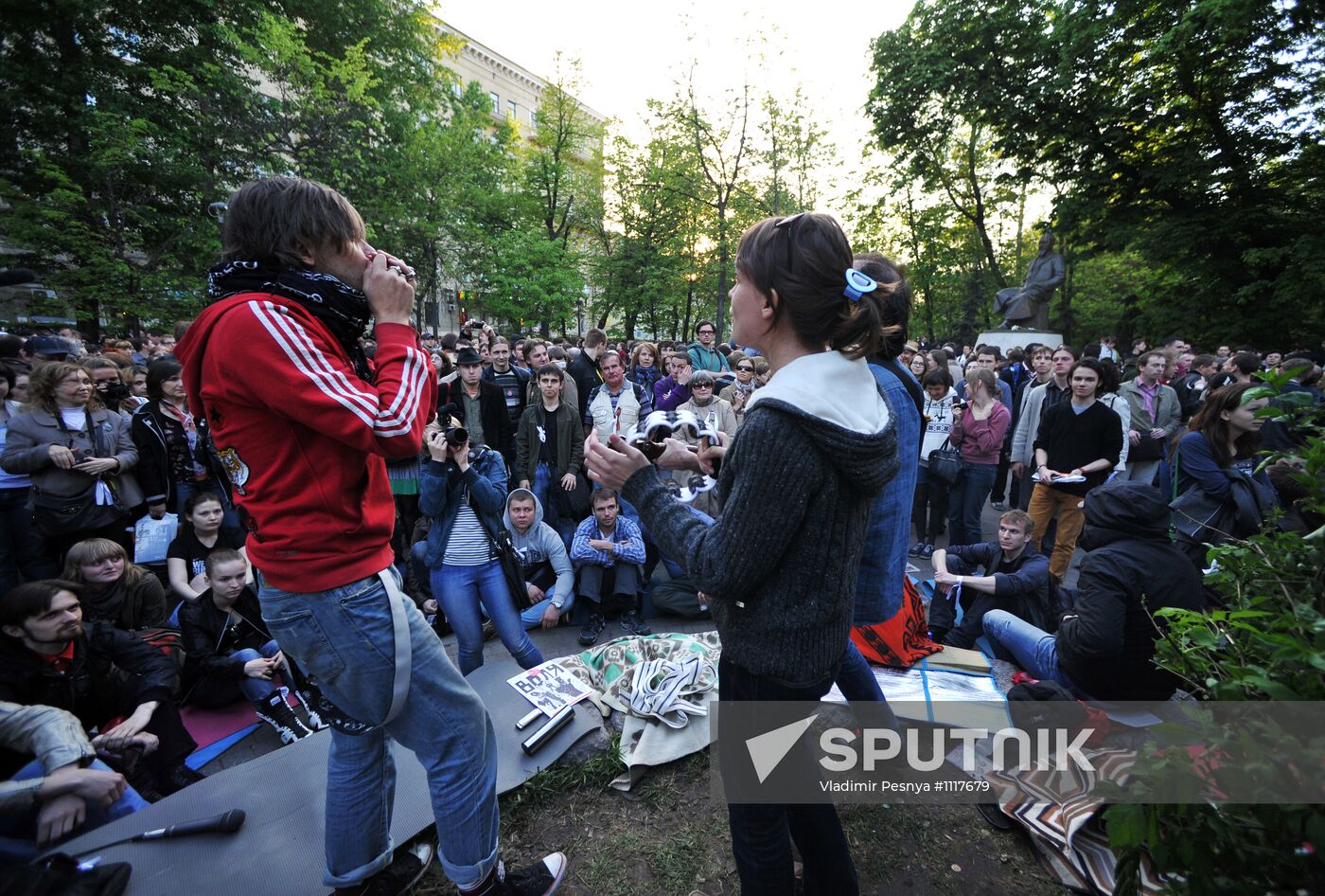 Opposition rally on Chistoprudny Boulevard