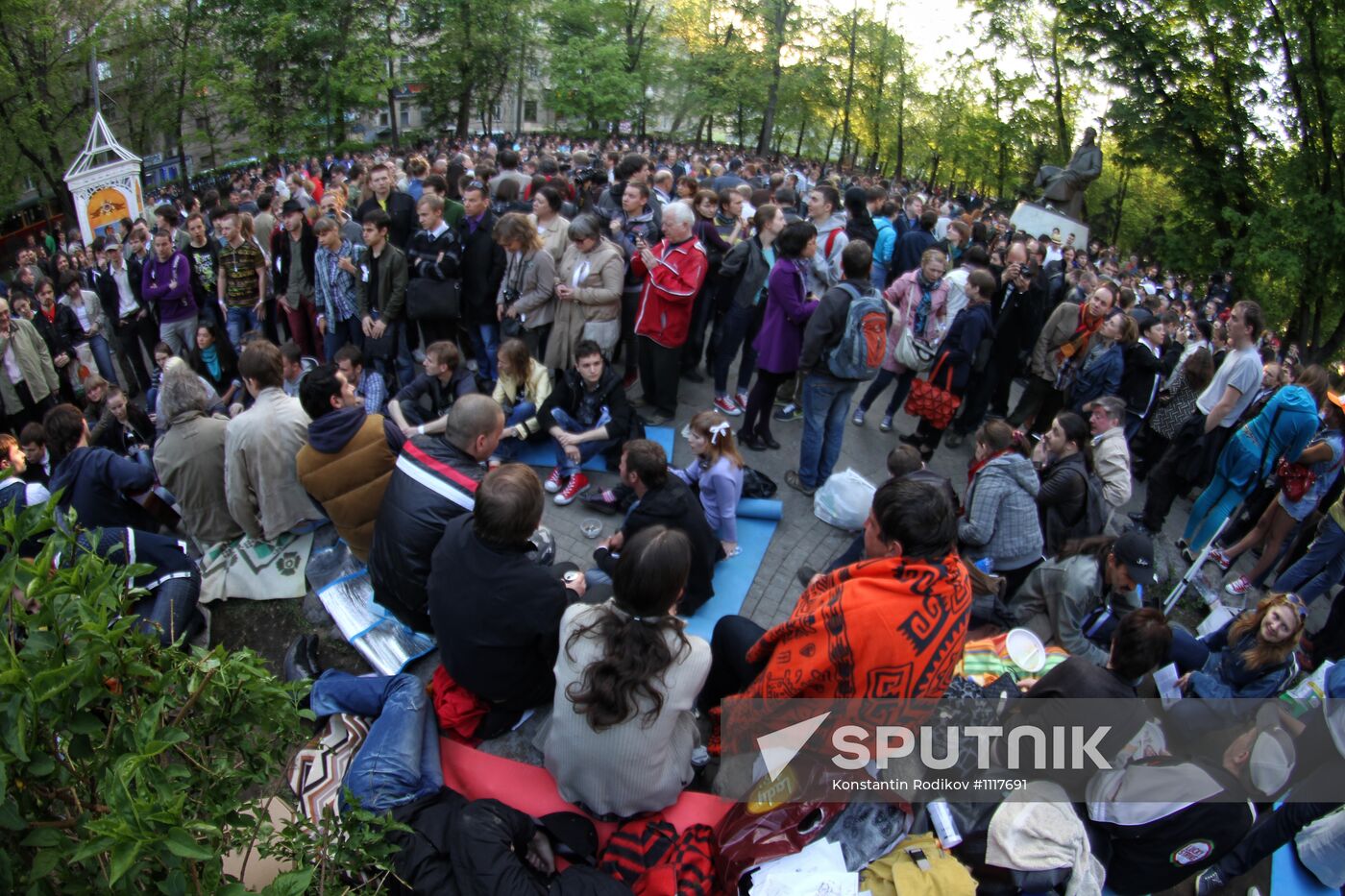 Opposition rally on Chistoprudny Boulevard