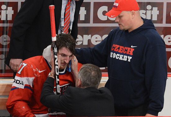 Hockey World Championships. Match Czech republic – Latvia