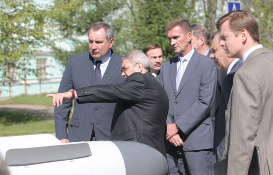 Dmitry Rogozin's working visit to Dubna