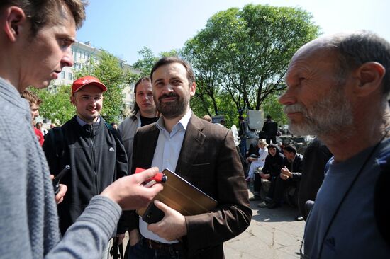 Opposition rally on Chistoprudny Boulevard