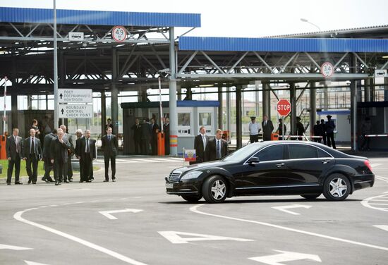 Adler–Vesyoloye international border crossing point in Sochi