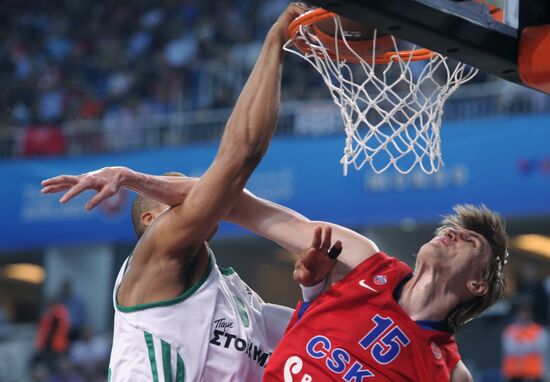 Basketball Euroleague. CSKA vs. Panathinaikos