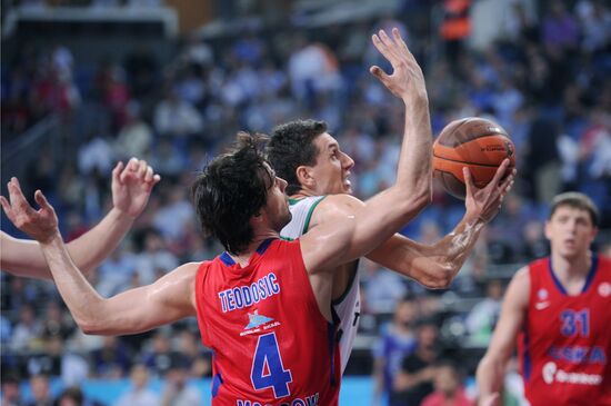 Basketball Euroleague. CSKA vs. Panathinaikos