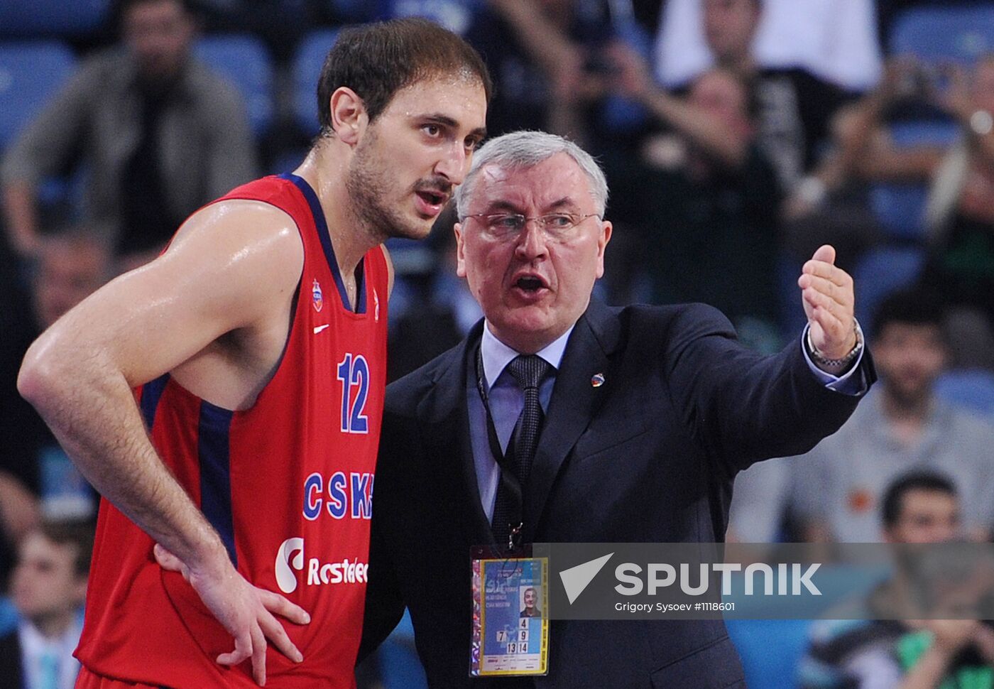 Basketball Euroleague. CSKA vs. Panathinaikos