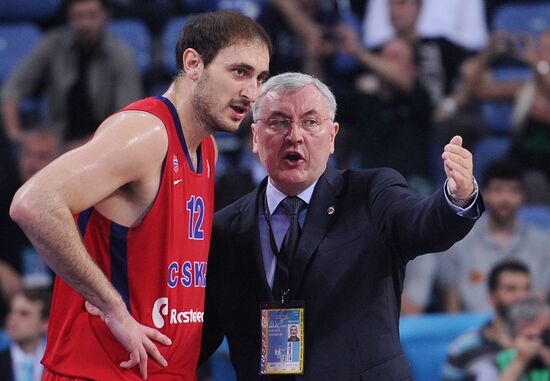 Basketball Euroleague. CSKA vs. Panathinaikos