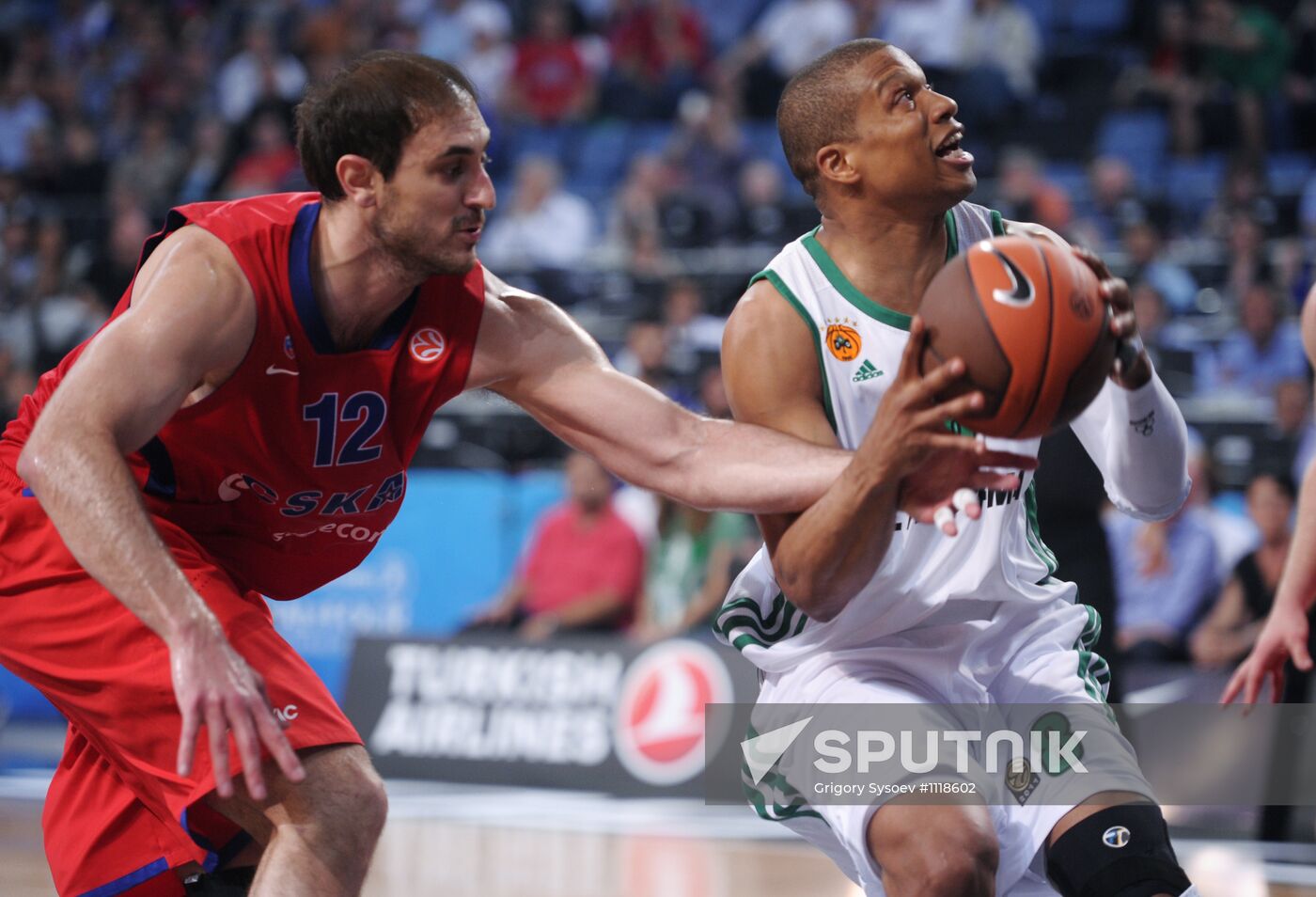 Basketball Euroleague. CSKA vs. Panathinaikos